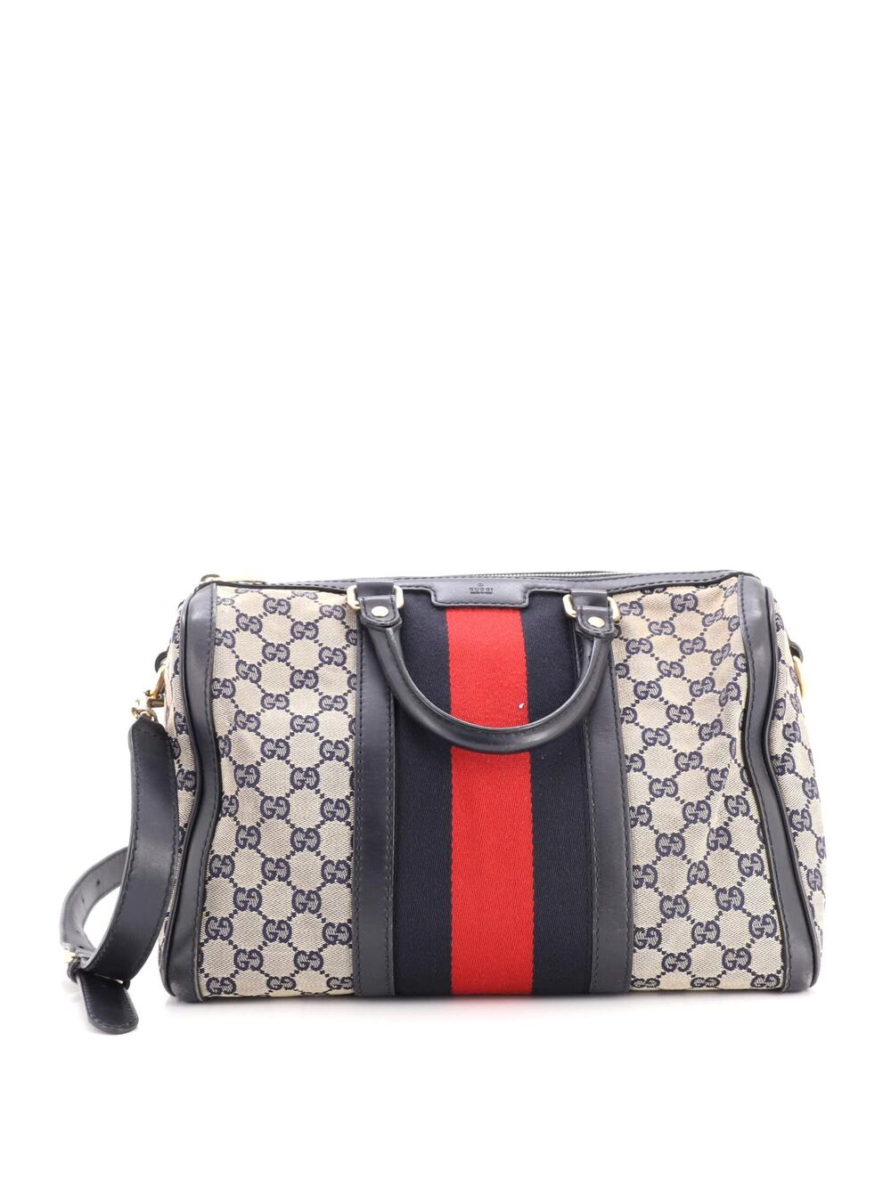 Gucci Vintage Web Boston Bag Gg Canvas #306729G12B